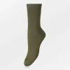 Elva Solid Sock | BeckSöndergaard Fashion