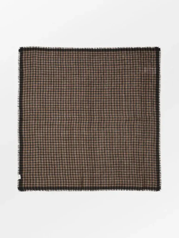 Gingham Woo Scarf | BeckSöndergaard Online