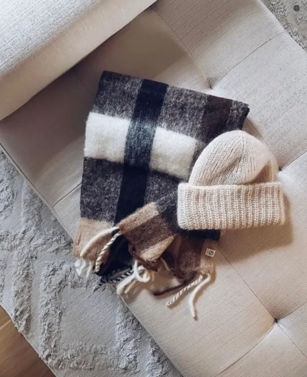 Iverna Scarf - Acorn Brown | BeckSöndergaard Online