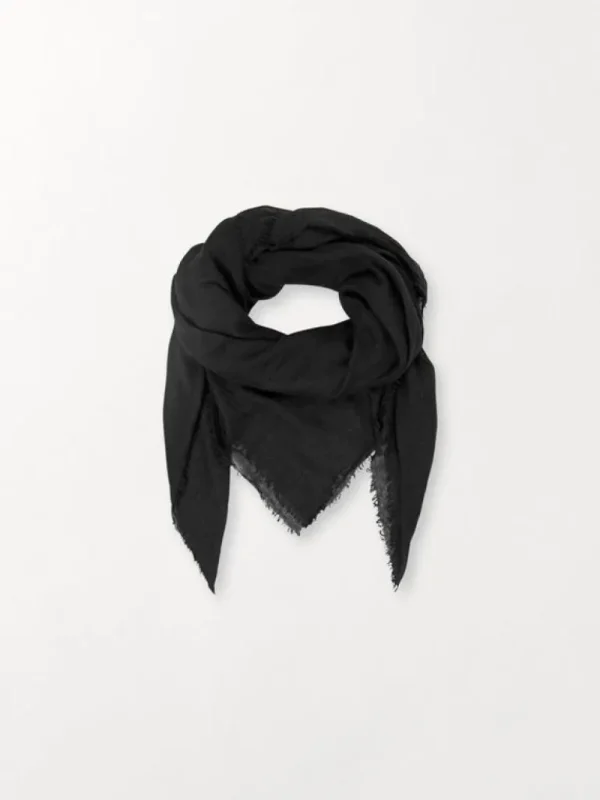 Mill Scarf - Black | BeckSöndergaard Cheap