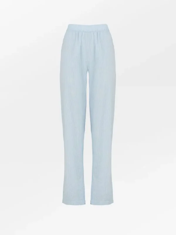 Seersucker Pyjamas Set - Blue | BeckSöndergaard Flash Sale