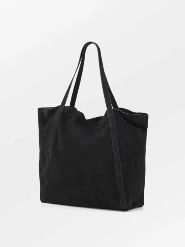 Suede Eden Bag - Black | BeckSöndergaard New