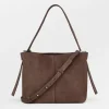 Suede Fraya Small Bag - Brown | BeckSöndergaard Fashion