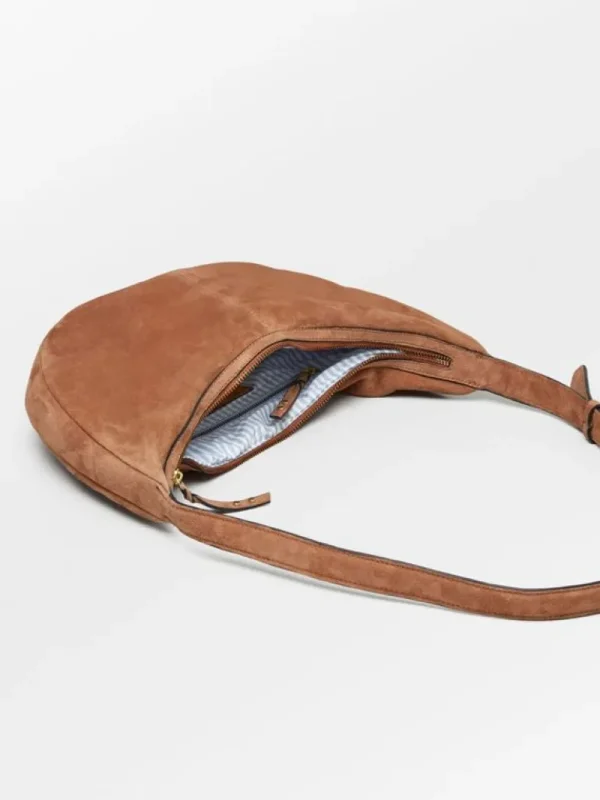 Suede Moon Bag | BeckSöndergaard Online